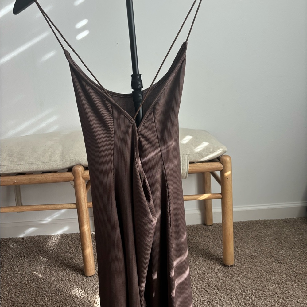 Brown Strappy Dress